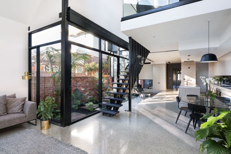 LoE-i89 clear single-glazed low-e glass in Northcote, Vic. Photography: Dylan James.