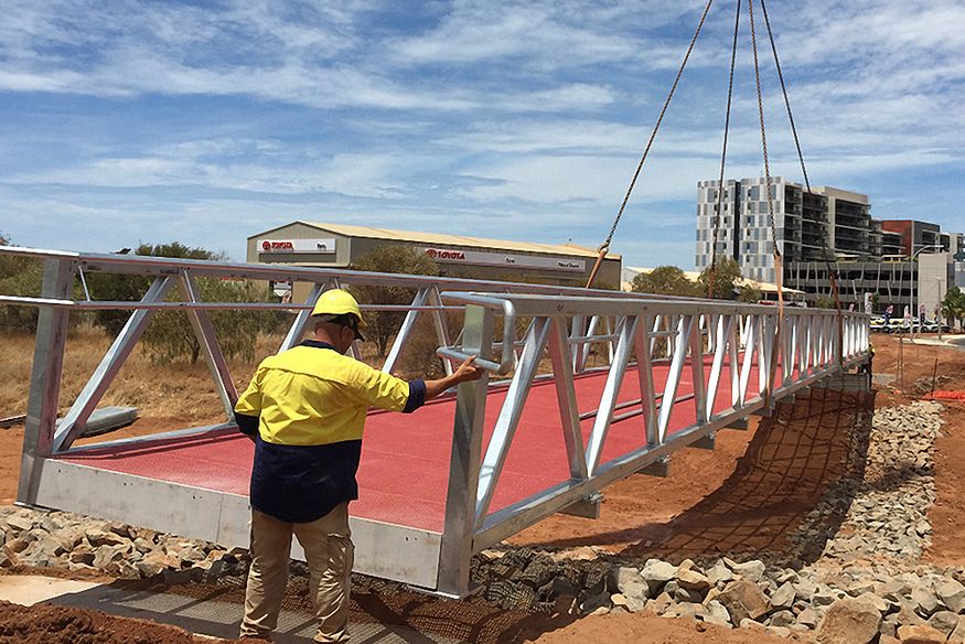 Prefabricated Pedestrian Bridges By Landmark Products – Selector