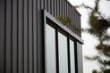 Stramit’s SharpLine architectural cladding forms a striking profile with sharp ribs and flat panels.