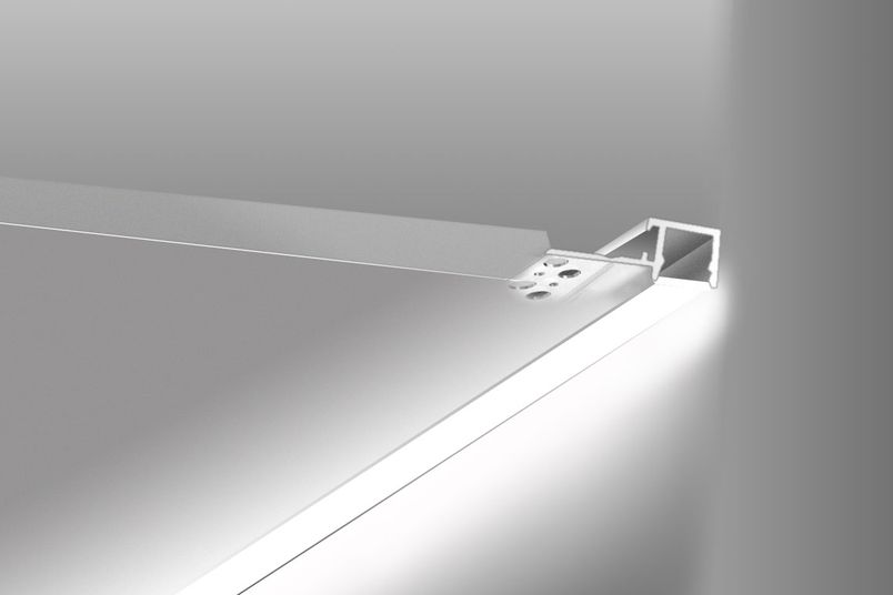 BLEX-TL021 ceiling shadow gap extrusion lighting easily creates elegant shadow gaps.