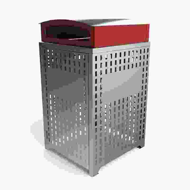 Outdoor Laser Cut Stainless Steel Wheelie Bin Enclosures Athens By Astra Street Furniture