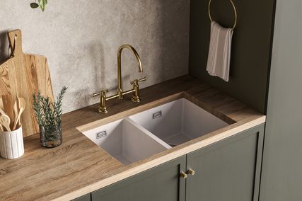 Quartz and resin sink – 5000 Series 1+3/4 and double bowl