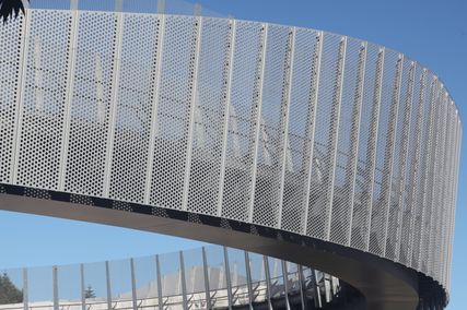 Perforated metal infrastructure