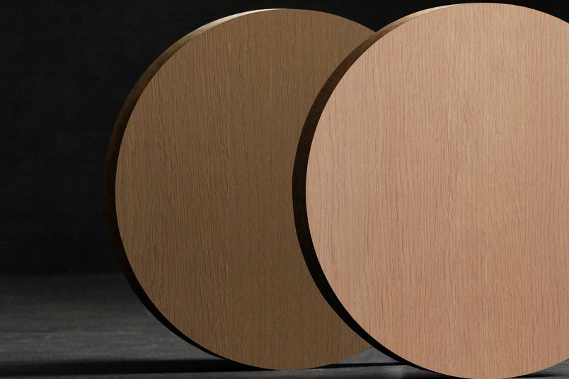 Eveneer Raw timber veneers from Elton Group are suitable for a wide range of joinery applications.