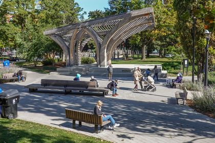 Modern seating from Streetlife revitalizes park – Toronto