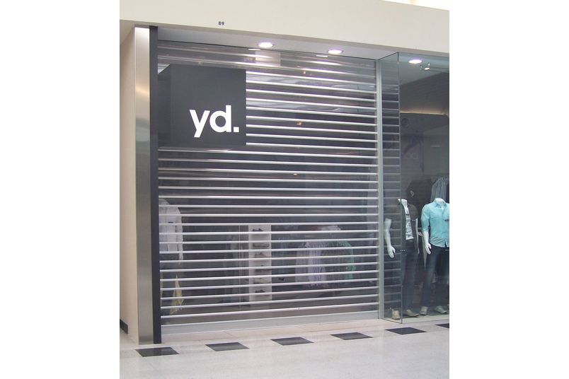 The RS7 ClearVision security roller shutter can secure commercial and retail applications.