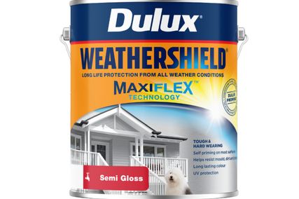 Exterior acrylic paint – Weathershield Semi Gloss