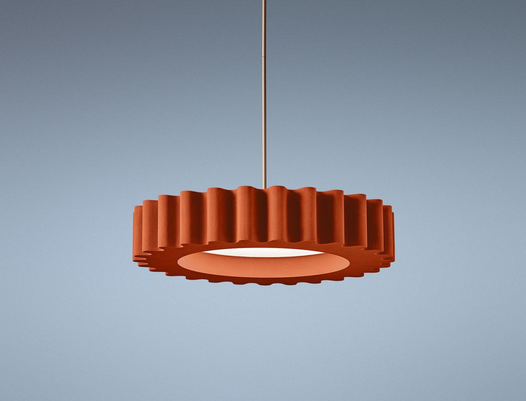 Acoustic pendant light – Opera (950 mm) by Acustico Lighting – Selector