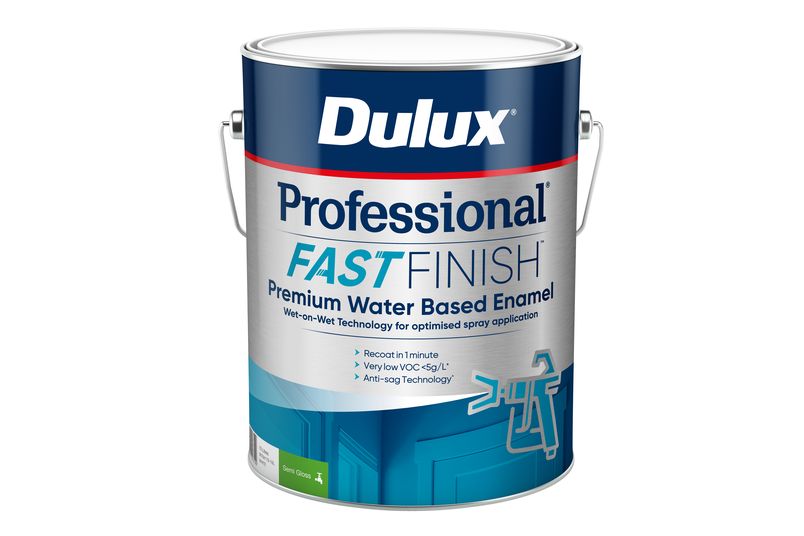 Dulux Professional FASTFINISH in Semi Gloss.